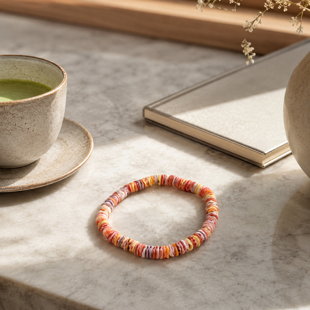 Bracelet | Sunset Heishi Bead Bracelet