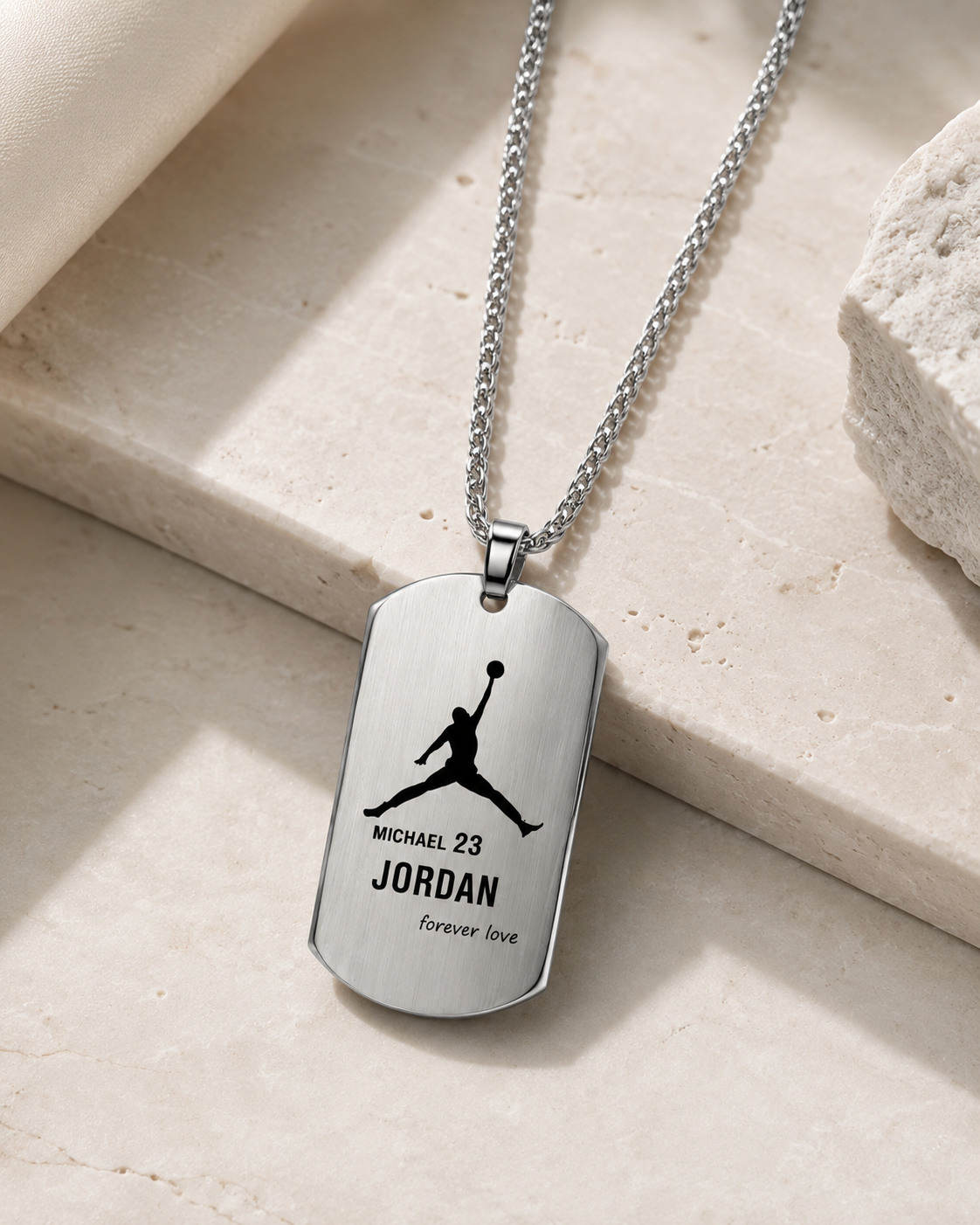 Men’s Necklace | sports Tag Necklace